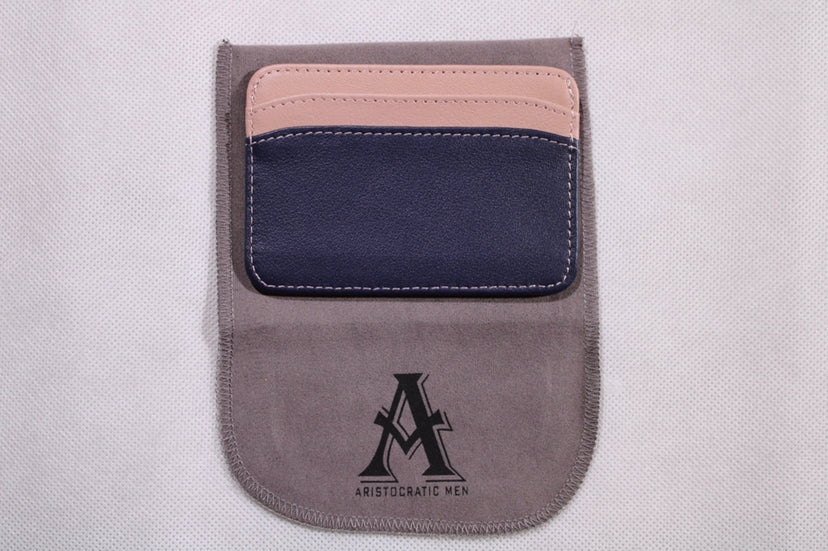 AM Embossed Card Holder